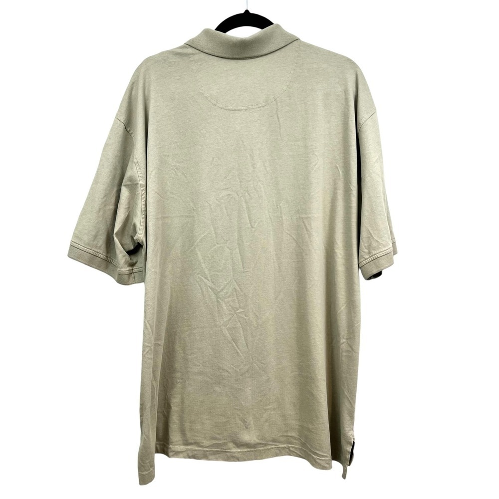 5.11 Tactical Series Men Polo Shirt Spread Collar Short Sleeves Tan Taupe Sz XL* - Picture 4 of 5